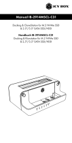 ICY BOX IB-2914MSCL-C31 Owner's manual