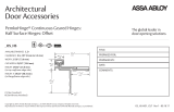 Assa Abloy OS-HS Aluminum Continuous Hinges Operating instructions