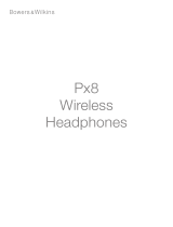 Bowers Wilkins Px8 Wireless Headphones User manual
