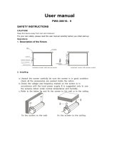 ATLASTANDPWS-300 Hanging Projector Screen