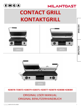 Emga 420070 Milantoast Contact Grill User manual