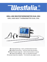 Westfalia PIT053264 Grill and Meat Thermometer User manual