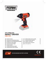 Ferm CDM1165 20V Cordless Impact Driver User manual