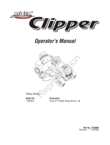 Simplicity MANUAL, OPS, ROVER 38 INCH LAWN TRACTOR User manual