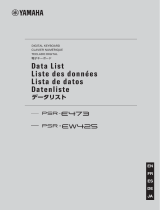 Yamaha PSR-E473 Datasheet