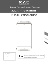 XAC XCL AT-170-R Series Desktop/Mobile Payment Terminal Installation guide