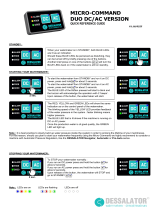 DESSALATOR Micro-Command Duo DC-AC Version User guide
