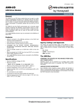 Fire-Lite Alarms ANN-I/O LED Driver Module Owner's manual