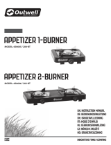 Outwell 650605 Appetizer 1 Burner Stove User manual