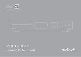 Audiolab 7000CDT CD Transporter User manual