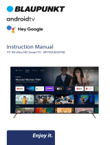 Blaupunkt BP750USG9700 75 Inch 4K Ultra HD Smart TV User manual