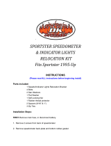 DK CustomDK-SPT-SPILR Speedometer and Indicator Lights Relocation Kit