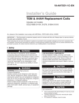 Trane Technologies18-AH75D1-1C-EN TEM and A4AH Replacement Coils