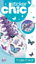 make it real 1733 Sticker Chic Butterfly Bling Operating instructions