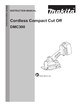 Makita DMC300 Cordless Compact Cut Off User manual