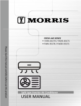 Morris FAIN-26170 Series Fresh Air User manual