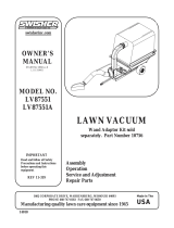 Swisher LV87551 User guide