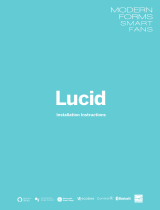 Lucid FR-W2304 Matte Black Blades Downrod Ceiling Fan User manual