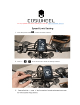 COSWHEEL Speed Limit Setting Operating instructions