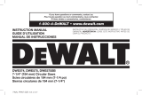 DeWalt DWE575wDWAFV37243 User guide