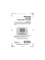 Honeywell RTH7500D Programmable Thermostat Owner's manual