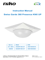 Niko SG360P KNX U Presence Detector User manual