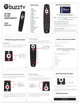 buzztv BT-300 Smart Remote User manual