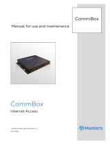 Munters Comm Box EN V4.6.0.35 R1.8 117597 NRO B Owner's manual