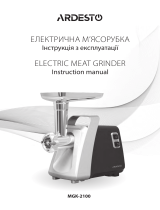 ARDESTO MGK-2100 Electric Meat Grinder User manual