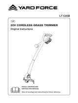 Yard Force LM C33 + LT C25B – SAN – YF037ADBE011 & YF037BYBA011 Owner's manual