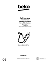 Beko GN141632ZXBRN Fridge Freezer User manual