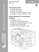 K nner S hnen KS 6100HDE Diesel Generator in Soundproof Housing User manual