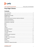 Poly Edge E Series Desk Phones User manual