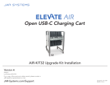 JAR SYSTEMS AIR-KIT32 Open USB-C Charging Cart User manual
