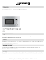 Smeg FMIU020X Microwave Oven Operating instructions