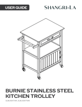 SHANGRI-LASLBUSSKTWB Stainless Steel Kitchen Trolley