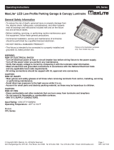 MaxLite CPL20UCSBCR User manual