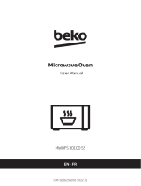 Beko MWOFS 30100 SS Microwave Oven User manual
