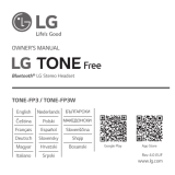 LG TONE-FP3 User manual