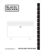 BLACK DECKER BXCSH1200E Convector User manual