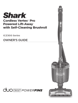 Shark ICZ362H Vertex Pro Cordless Vacuum User manual