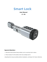 Alba C1-YB Smart Lock User manual