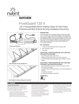 nVent RAYCHEM FrostGuard 120V Preassembled Electric Heating Cables User manual