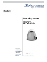 Delta OHM LPPYRA-Lite Pyranometer User manual