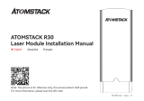 ATOMSTACK R30 Infrared Laser Module Fiber Laser Replacement Engraving Head User manual