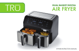 Tru AF-90DB Dual Basket Digital Air Fryer User manual
