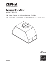 Zephyr AK8400BS-ES Tornado Mini Cabinet Hood Installation guide