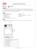 Mean Well KNX-20E-640 Installation guide