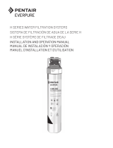 Pentair H SERIES Water Filtration Systems User manual