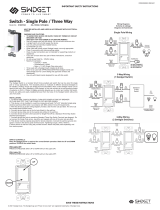 Swidget S16001WA Single Pole Three Way Switch User manual
